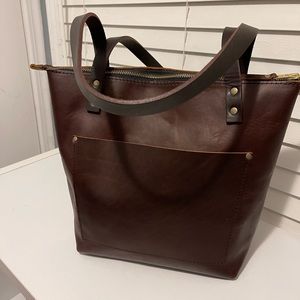 *BRAND NEW* Portland Leather Goods Small Zip Tote